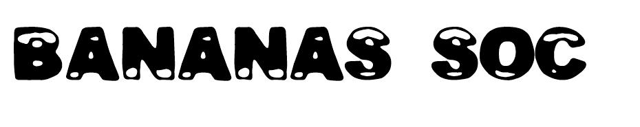 Bananas Social Club font